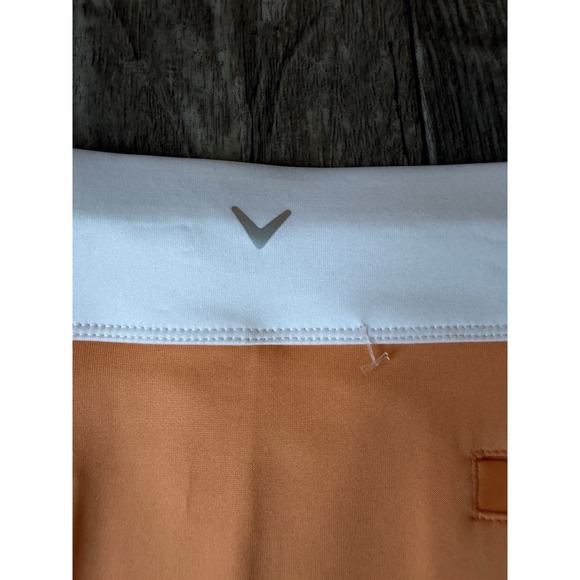 New Callaway TRUESCUPLT Golf Skort Skirt Orange Women's Size Large Dry 12 14 - Picture 9 of 9